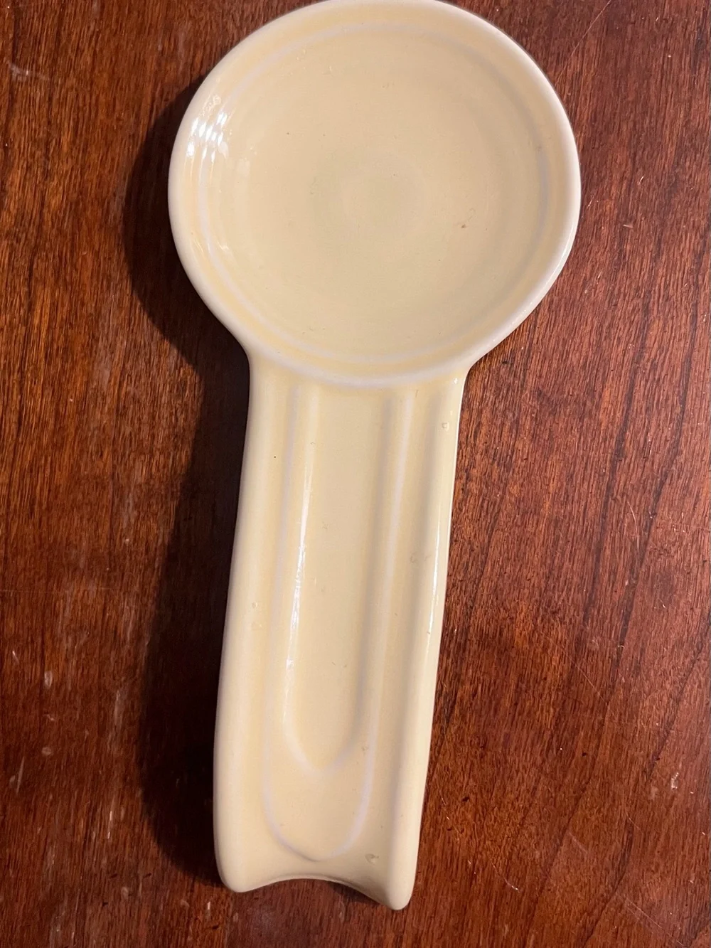Fiestaware Vintage Pale Yellow Spoon Rest